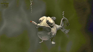 Картинка календари кино +мультфильмы 2018 взгляд рыба сигарета