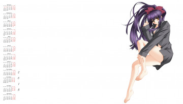 Картинка календари аниме девушка 2018 взгляд