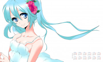 Картинка календари аниме девушка 2018 взгляд