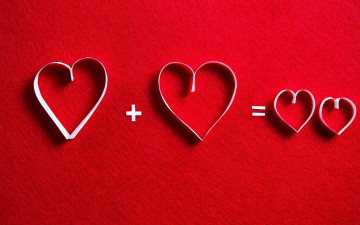 Картинка праздничные день+святого+валентина +сердечки +любовь сердечки фон