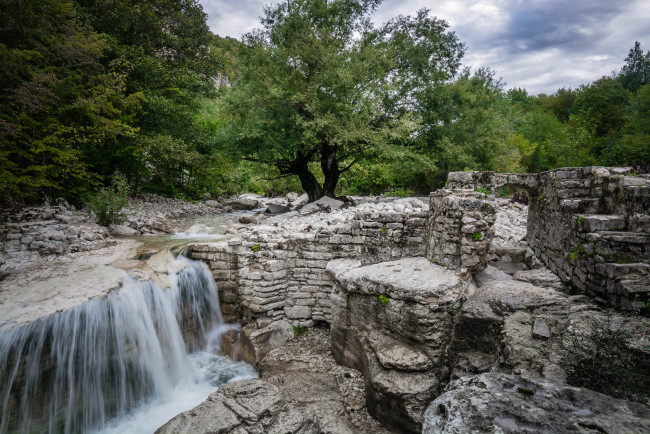 Обои картинки фото природа, водопады, простор