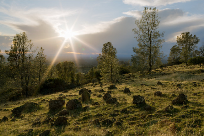 Обои картинки фото природа, восходы, закаты, простор