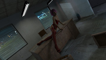 Картинка 3д+графика люди+ people девушка взгляд фон