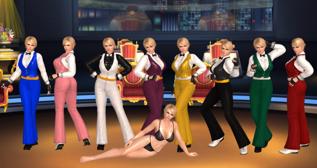 Обои картинки фото 3д графика, люди , people, девушки, взгляд, фон