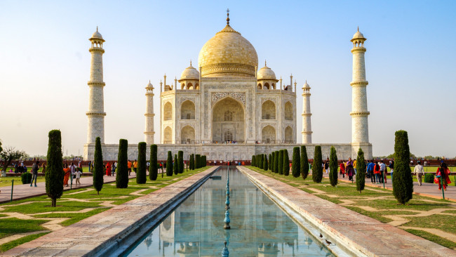 Обои картинки фото города, тадж-махал , индия, тадж-махал