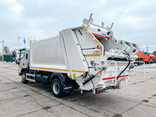 обоя 2023 камаз-компас 43089-f5, автомобили, камаз, компас, 43089, f5, вид, сзади, мусоровоз