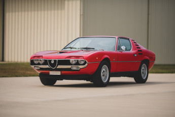 обоя автомобили, alfa romeo, 1971, alfa, romeo, red, montreal