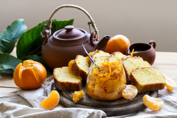 Картинка еда хлеб +выпечка кекс выпечка мандарин десерт