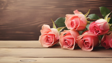 Картинка 3д+графика цветы+ flowers цветы доски розы букет ии-арт нейросеть