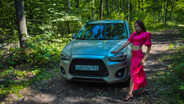 Картинка автомобили -авто+с+девушками mitsubishi asx