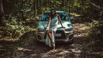 Картинка автомобили -авто+с+девушками mitsubishi asx