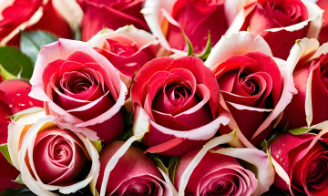 Картинка 3д+графика цветы+ flowers цветы розы букет ии-арт нейросеть