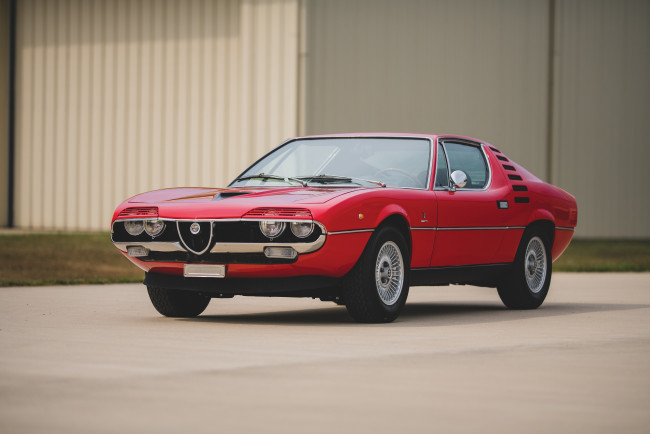 Обои картинки фото автомобили, alfa romeo, 1971, alfa, romeo, red, montreal