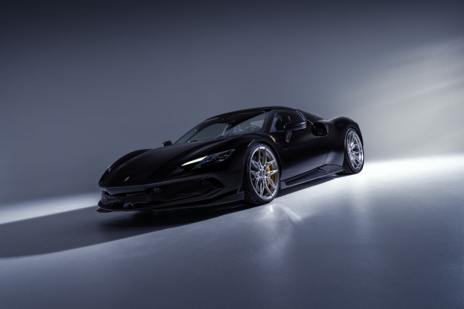 Обои картинки фото автомобили, ferrari, aero, novitec, 296, gtb, 2024