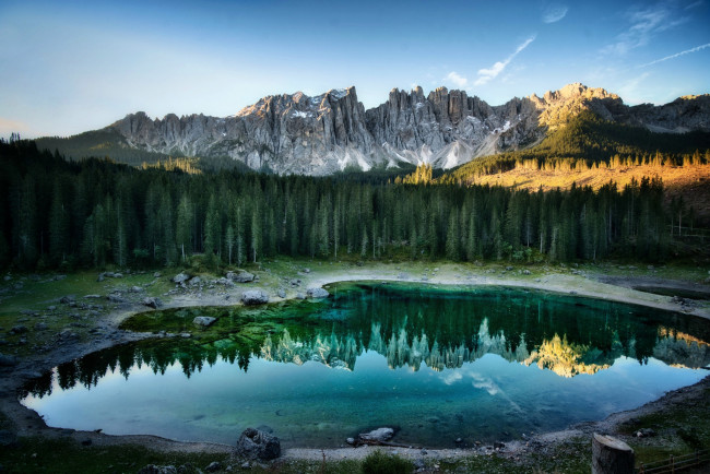 Обои картинки фото природа, реки, озера, лес, горы, озеро