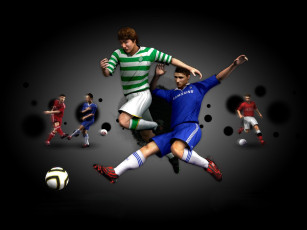 обоя видео игры, fifa online 2, футбол, футболисты, спортсмены, мяч