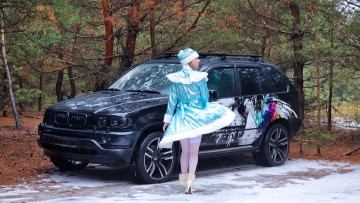 обоя автомобили, -авто с девушками, bmw, x5