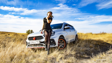 обоя автомобили, -авто с девушками, lada, vesta