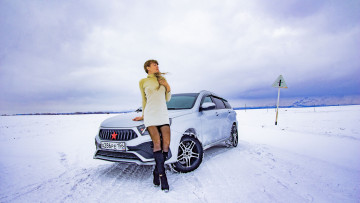 обоя автомобили, -авто с девушками, lada, vesta