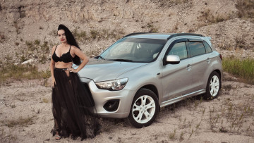 Картинка автомобили -авто+с+девушками mitsubishi asx