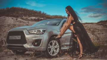 Картинка автомобили -авто+с+девушками mitsubishi asx