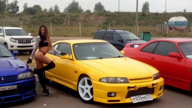 Обои картинки фото автомобили, -авто с девушками, красивая, девушка