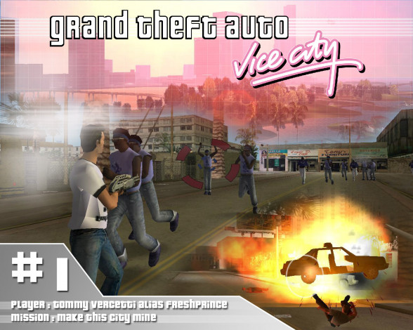 Обои картинки фото gta, vice, city, видео, игры, grand, theft, auto