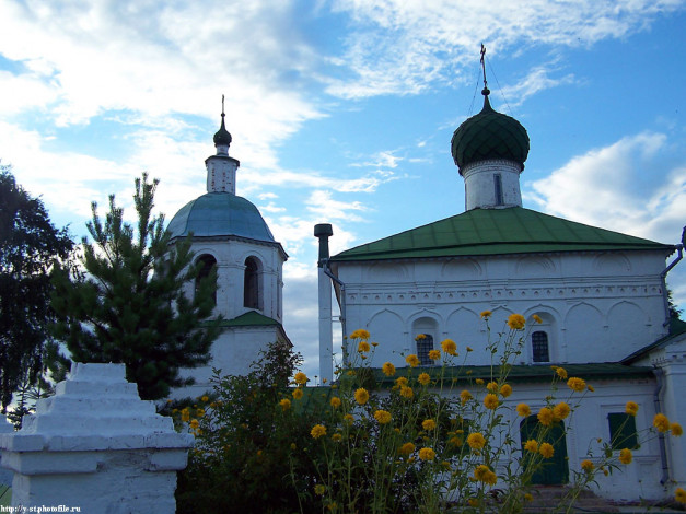 Обои картинки фото кострома, рождественская, ильинская, церковь, города, православные, церкви, монастыри