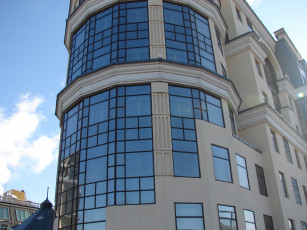 Картинка города здания дома