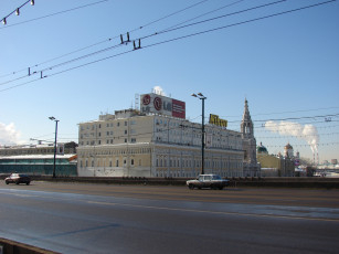 Картинка мост через москва реку города россия