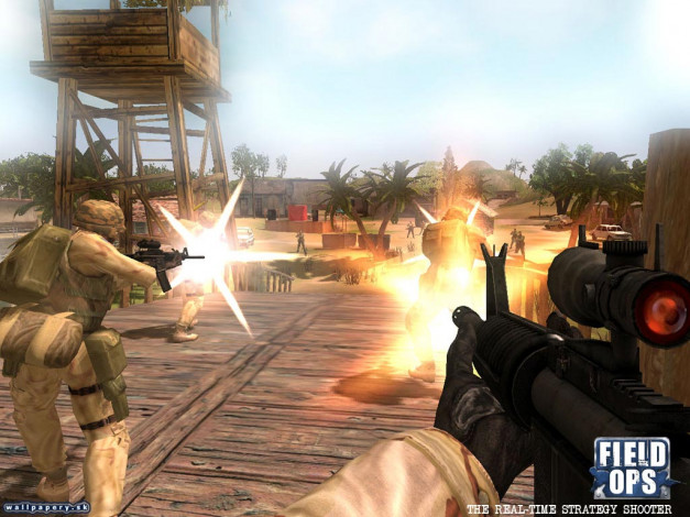 Обои картинки фото field, ops, видео, игры