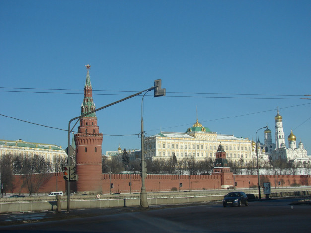 Обои картинки фото кремлевская, набережная, города, москва, россия