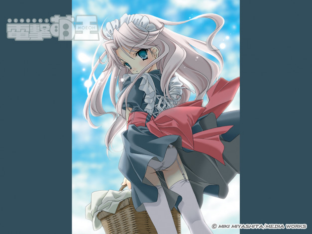 Обои картинки фото dengeki, аниме