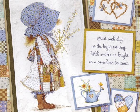 Обои картинки фото рисованные, дети