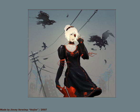 Обои картинки фото рисованные, люди