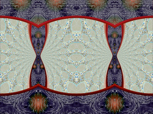 Картинка 3д графика fractal фракталы цвета узор