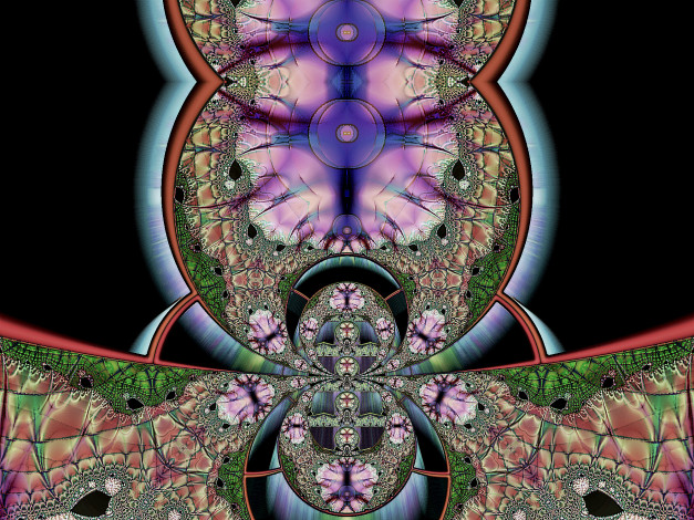 Обои картинки фото 3д, графика, fractal, фракталы, узор, цвета