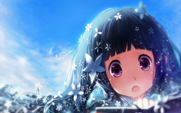 Картинка аниме hyouka девушка