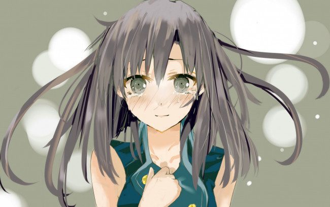 Обои картинки фото аниме, *unknown, другое, девушка, слезы