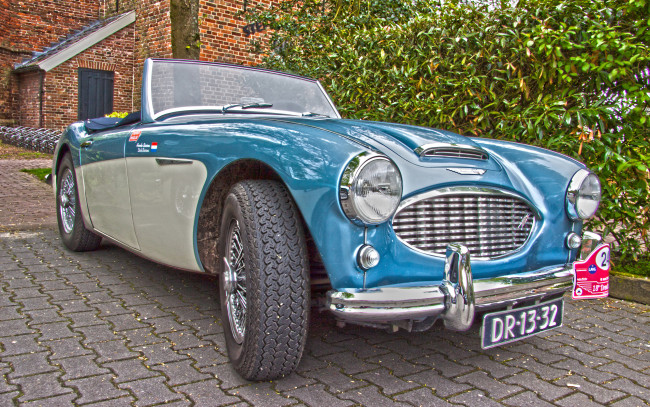 Обои картинки фото автомобили, austin, healy, healey, 100-6, 1958