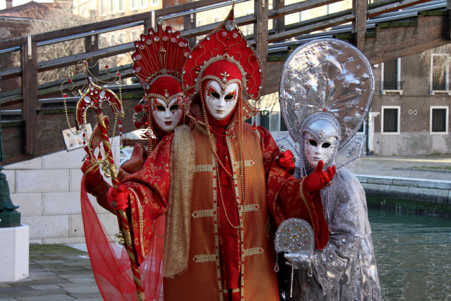 Обои картинки фото разное, маски, карнавальные, костюмы, карнавал, венеция
