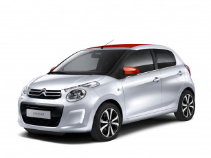 Картинка автомобили citroen citroеn c1 airscape 5-door 2014 серый