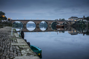 Картинка bergarac+france города -+мосты набережная мост france дома bergarac
