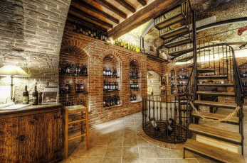 Картинка интерьер -+другое винный погреб