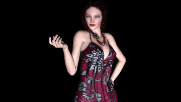 Картинка 3д+графика people+ люди взгляд фон девушка