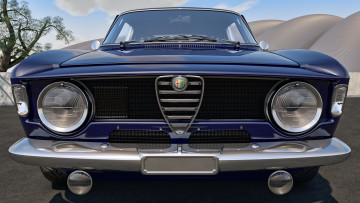 Картинка автомобили 3д 1965 alfa romeo giulia sprint gta