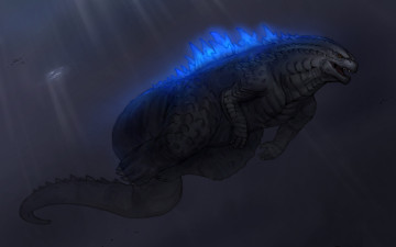 Картинка годзилла фэнтези существа динозавр godzilla dinosaur монстр