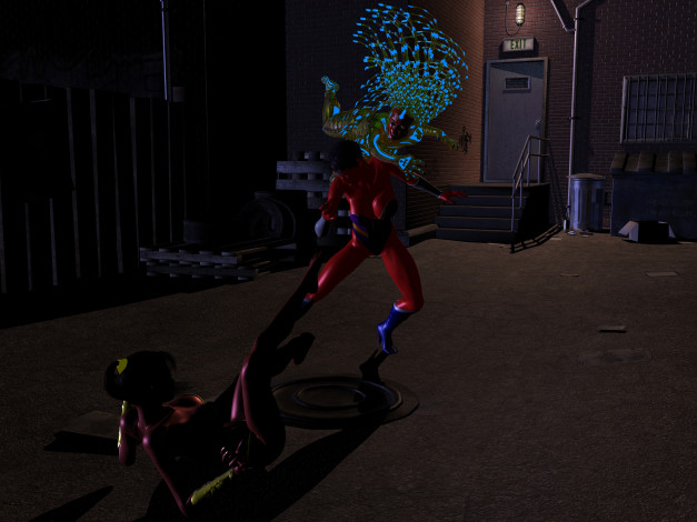 Обои картинки фото 3д графика, creatures , существа, супермен, существо, драка