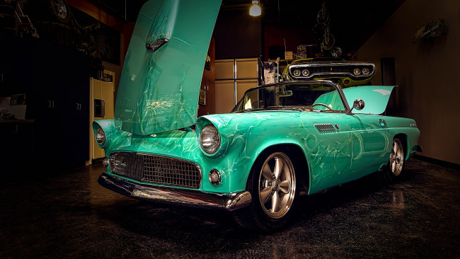 Обои картинки фото автомобили, ford, гараж