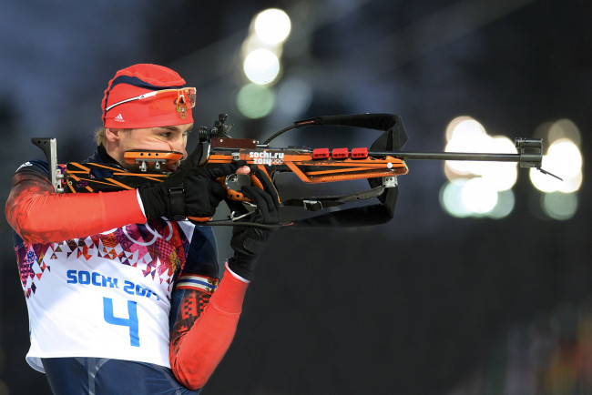 Обои картинки фото спорт, биатлон, олимпиада, 2014, сочи